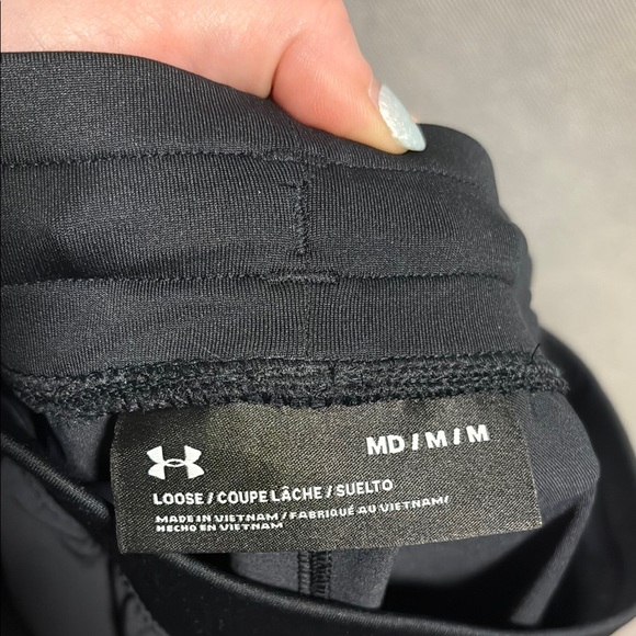 Under Armour Black Joggers with Tapered Cuffs - Picture 2 of 8